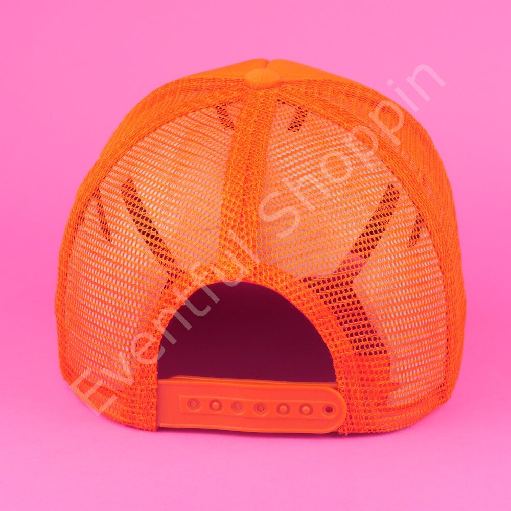 Nissun San Francisco Giants Lost Love Mesh Trucker Hat in Orange - Picture 4 of 8